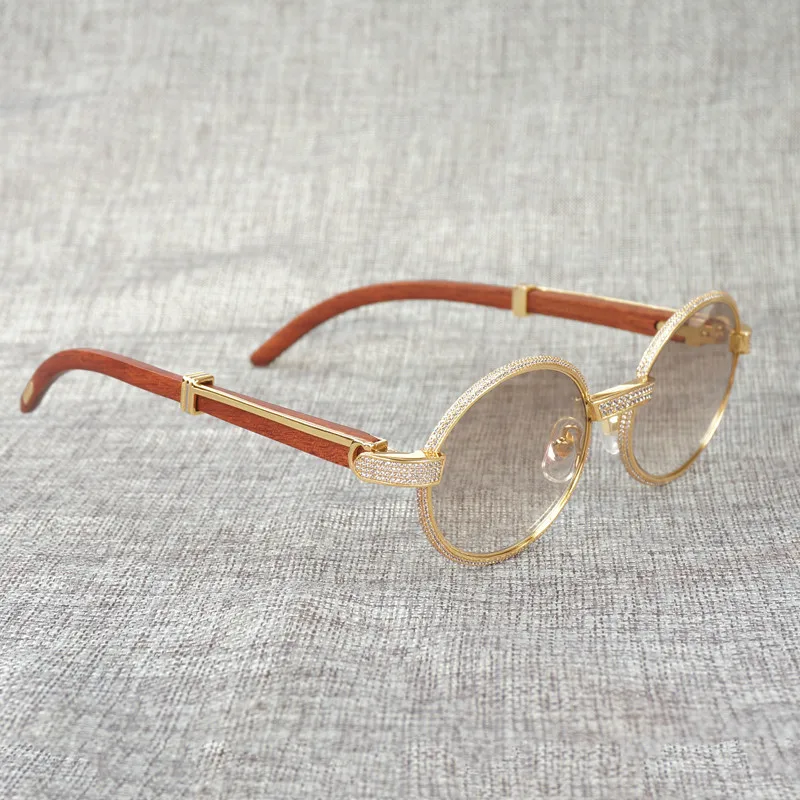Мужские солнцезащитные очки в стиле ретро с деревянной оправой|Мужские очки| |