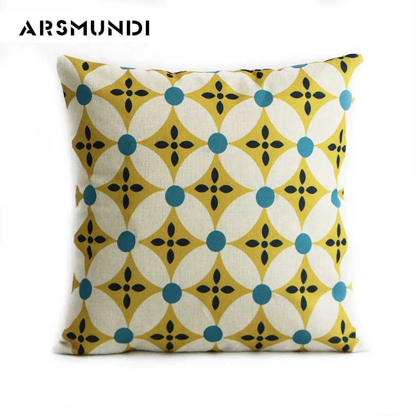 Fashion Simple Sofa Pillow For Home Printed Linen Cushion Cover Seat Car Chair Use Case Decorative Waist Pillow Cover 45 *45Cm
Fashion Simple Sofa Pillow For Home Printed Linen Cushion Cover Seat Car Chair Use Case Decorative Waist Pillow Cover 45 *45Cm