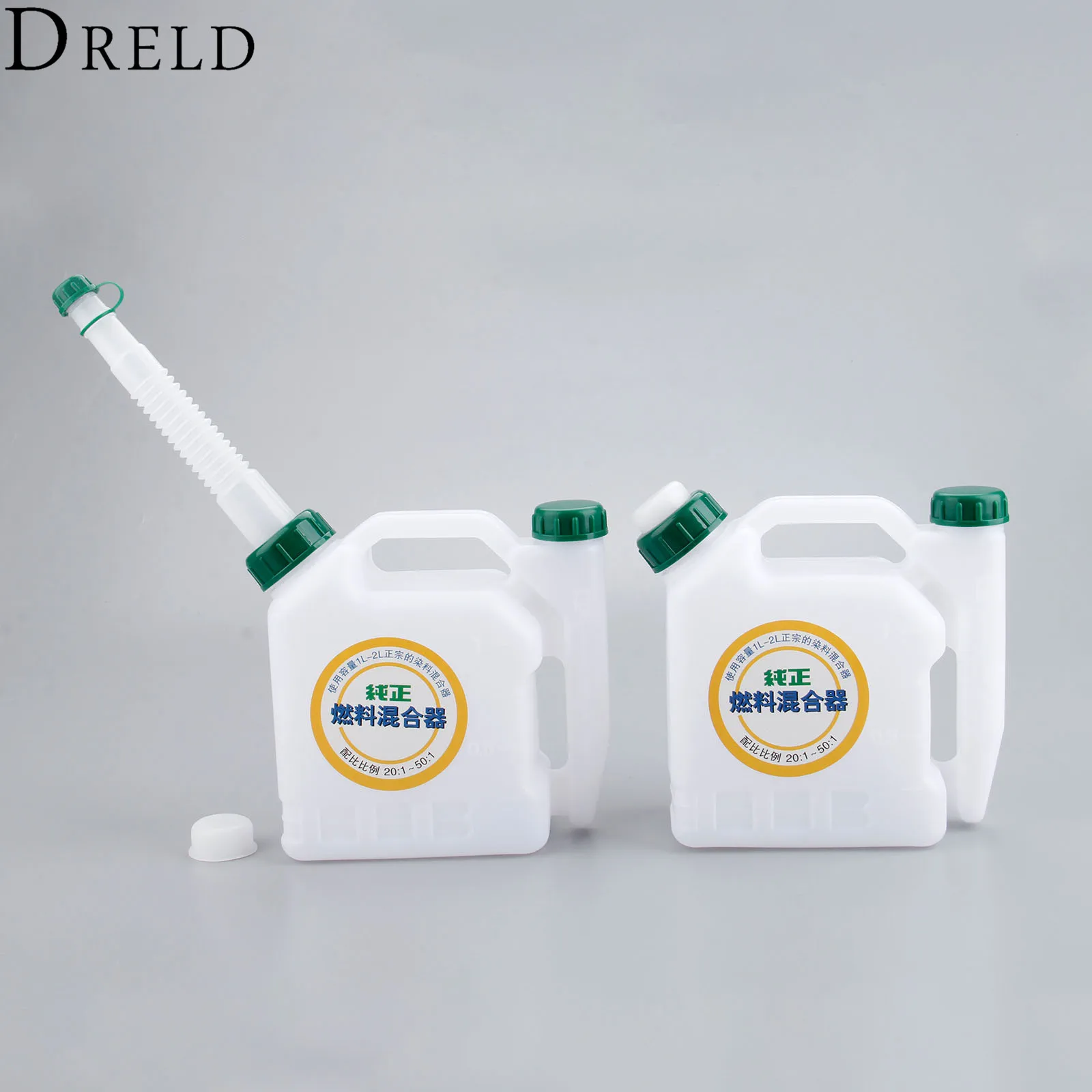 DRELD 1 шт. бензиновая бензопилу 1.0L 25:1/50:1/40:1/20:1 соотношение топливо бутылка для