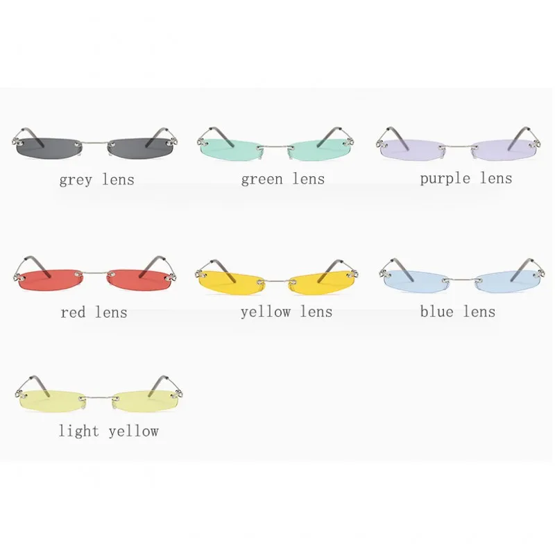 2018 New UV400 Sunglasses Women Men Small Narrow Sun Glasses Vintage Brand Designer Rectangle Frame Rimless Shades For Women
2018 New UV400 Sunglasses Women Men Small Narrow Sun Glasses Vintage Brand Designer Rectangle Frame Rimless Shades For Women