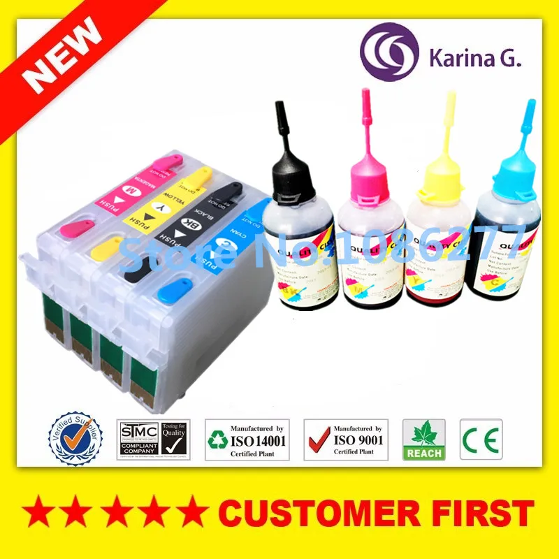 1set Refillable Ink cartridge + 1 set Dye ink for T0731N for Epson STYLUS C79/C110/C90/C92/CX3900/CX3905/CX4900/CX4905/CX5500
1set Refillable Ink cartridge + 1 set Dye ink for T0731N for Epson STYLUS C79/C110/C90/C92/CX3900/CX3905/CX4900/CX4905/CX5500