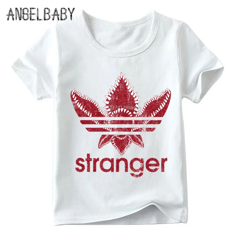 Children Stranger Things Funny T shirt Summer Kids Chompe Monster Badge Print Tops Baby Boys/Girls Casual T-shirt,ooo5165
Children Stranger Things Funny T shirt Summer Kids Chompe Monster Badge Print Tops Baby Boys/Girls Casual T-shirt,ooo5165