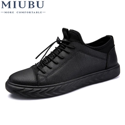 MIUBU Spring Man Casual Shoes Fashion Black PU Material Shoes Spring Autumn Waterproof Light Shoes Free Shipping Men Sneakers
MIUBU Spring Man Casual Shoes Fashion Black PU Material Shoes Spring Autumn Waterproof Light Shoes Free Shipping Men Sneakers