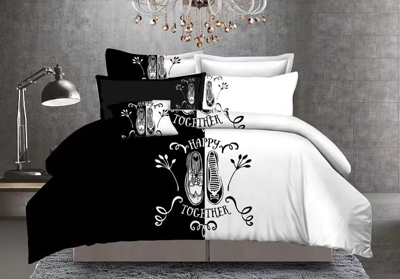 Juwen Black White Shoes Pattern Style 3PCS Bedding Set Queen Size Quilt/Duvet Cover Sets Polyester Bedclothes New Beddings
Juwen Black White Shoes Pattern Style 3PCS Bedding Set Queen Size Quilt/Duvet Cover Sets Polyester Bedclothes New Beddings