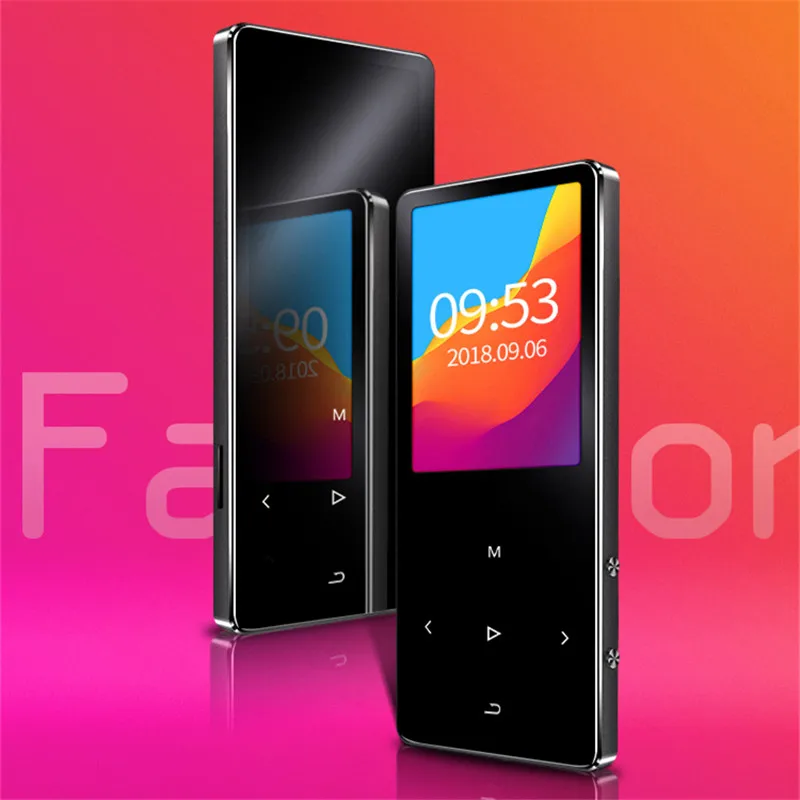 Bluetooth MP4 плеер портативный fm-радио встроенный динамик MP3 Walkman Мини TF карта Запись