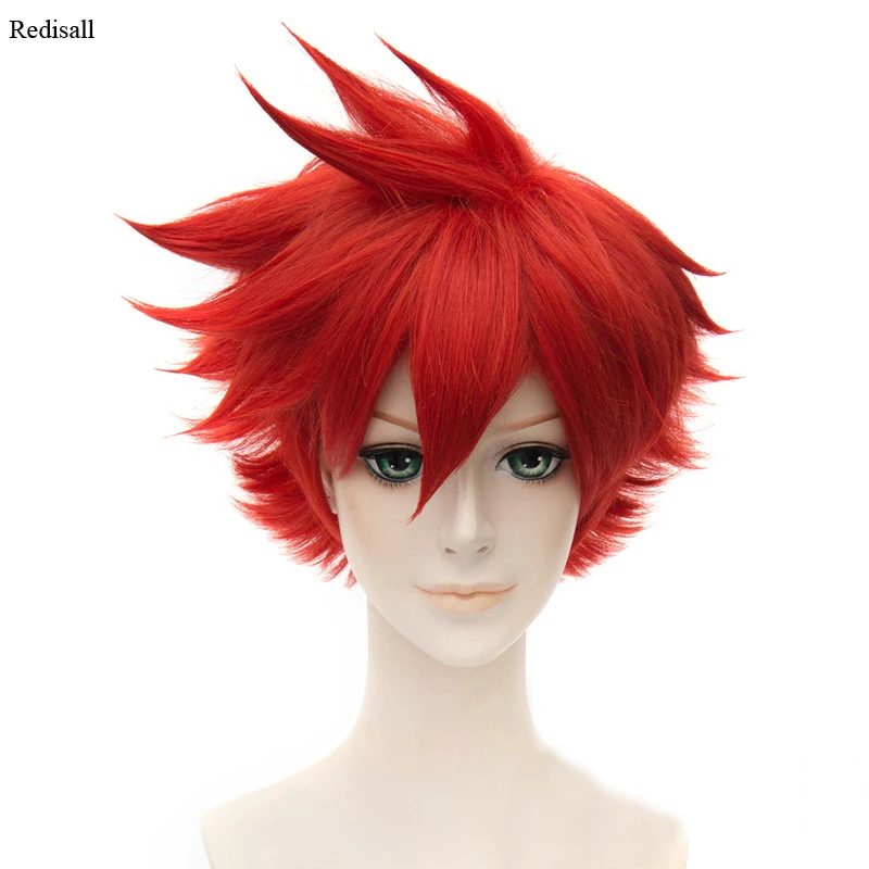 Touken Ranbu Online Aizen Kunitoshi Red Synthetic Hair Cosplay Short Wig Halloween Role Play for Adult
Touken Ranbu Online Aizen Kunitoshi Red Synthetic Hair Cosplay Short Wig Halloween Role Play for Adult