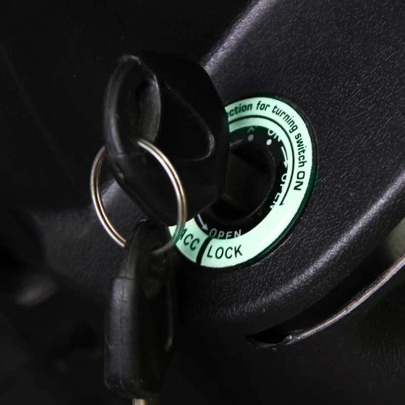 3D Car Styling Glow Key Ring Hole Sticker Lumunous Ignition Switch Cover Motorcycle Decal Circle Light Decoration Universl Fit
3D Car Styling Glow Key Ring Hole Sticker Lumunous Ignition Switch Cover Motorcycle Decal Circle Light Decoration Universl Fit