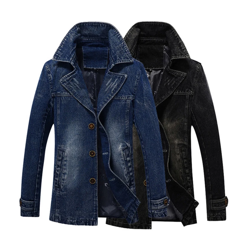 Trench Coat Men Autumn Fashion Denim Long Windbreaker Vintage Jacket Slim Fit Trench Coat Plus Size Men Clothing 2021 Overcoat
Trench Coat Men Autumn Fashion Denim Long Windbreaker Vintage Jacket Slim Fit Trench Coat Plus Size Men Clothing 2021 Overcoat
