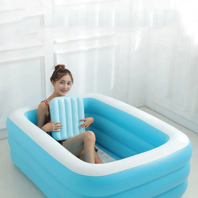 Inflatable Bathtub Bath Barrel Adult Full Body Folding Tub Couple Thickening Large Plastic Household Can Sit Reclining Tub
Inflatable Bathtub Bath Barrel Adult Full Body Folding Tub Couple Thickening Large Plastic Household Can Sit Reclining Tub