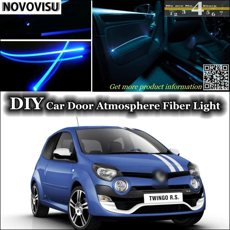 NOVOVISU For Renault Twingo interior Ambient Light Atmosphere Fiber Optic Lights Inside Door Panel illumination Not EL light
NOVOVISU For Renault Twingo interior Ambient Light Atmosphere Fiber Optic Lights Inside Door Panel illumination Not EL light