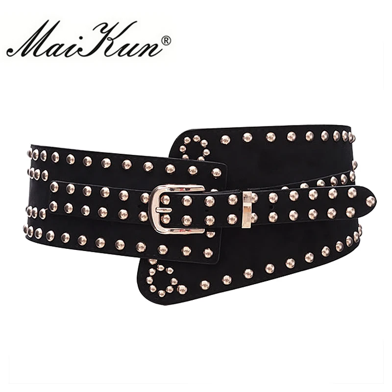 Maikun Belts for Women Punk Style Female Belt Cummerbund Wide Irregular Pin Buckle Women Belt
Maikun Belts for Women Punk Style Female Belt Cummerbund Wide Irregular Pin Buckle Women Belt