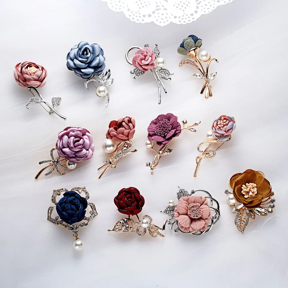 HOT Handmade Flower Brooch Pin Badge Fabric Flower Fashion Jewely Beautiful Accessories in Party,Wedding
HOT Handmade Flower Brooch Pin Badge Fabric Flower Fashion Jewely Beautiful Accessories in Party,Wedding