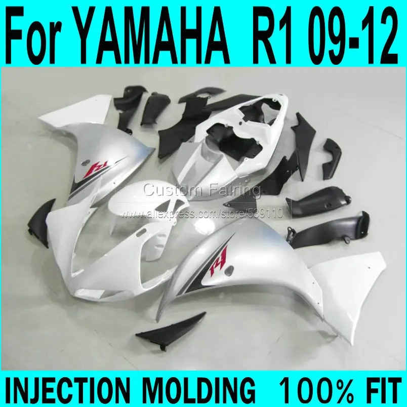 FuXP plastic part Fairings For YAMAHA YZF R1 2009 2010 2011 2012 2013 ( White silver ) Injection Fairing kit XP13
FuXP plastic part Fairings For YAMAHA YZF R1 2009 2010 2011 2012 2013 ( White silver ) Injection Fairing kit XP13