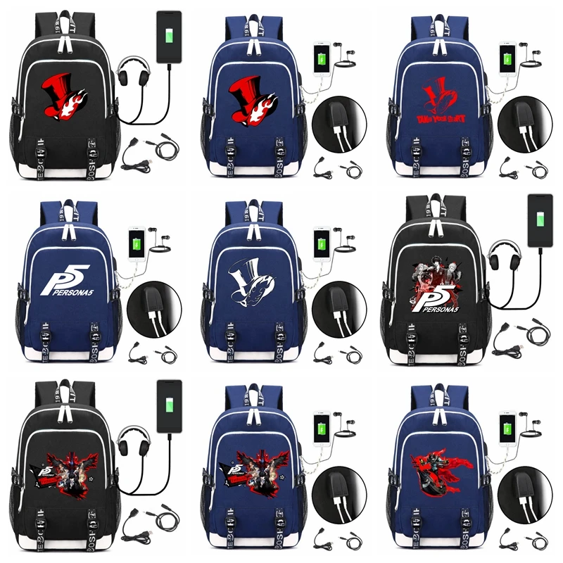 PS Game Persona 5 USB Backpack School Bookbag Knapsack Teens Men Women Cartoon Laptop Travel Shoulder Bag
PS Game Persona 5 USB Backpack School Bookbag Knapsack Teens Men Women Cartoon Laptop Travel Shoulder Bag