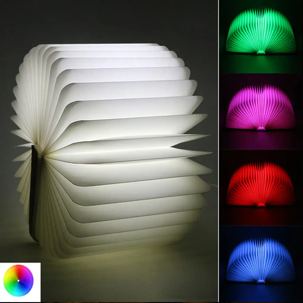 Rechargeable Book Lamp Folding Mini Table Light Warm White LED Wooden USB Desk RGBW Night Lamp Bedroom Decor Lighting
Rechargeable Book Lamp Folding Mini Table Light Warm White LED Wooden USB Desk RGBW Night Lamp Bedroom Decor Lighting