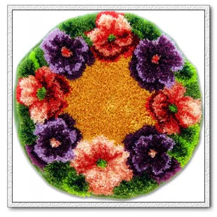 Free Shipping DIY Needlework Kits Unfinshed Crocheting Yarn Mat Latch Hook Rug Kit Floor Mat Cartoon Flower Picture Carpet Set
Free Shipping DIY Needlework Kits Unfinshed Crocheting Yarn Mat Latch Hook Rug Kit Floor Mat Cartoon Flower Picture Carpet Set