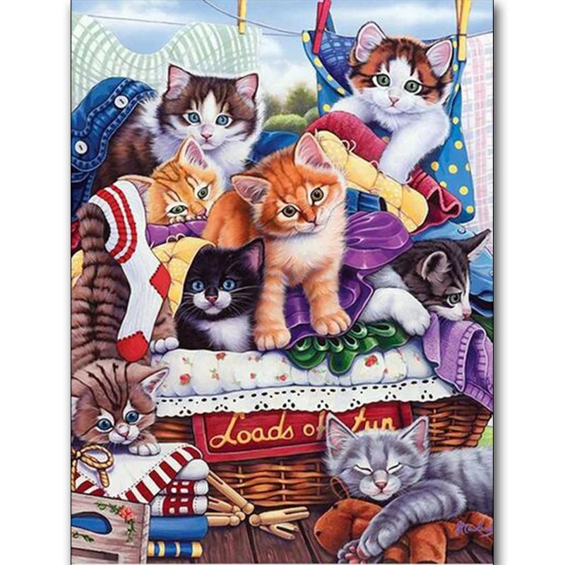 New 5D Diamond Embroidery Animal Cats Cross Stitch DIY Diamond Painting Diamond rhinestones Home Decor Christmas gift
New 5D Diamond Embroidery Animal Cats Cross Stitch DIY Diamond Painting Diamond rhinestones Home Decor Christmas gift