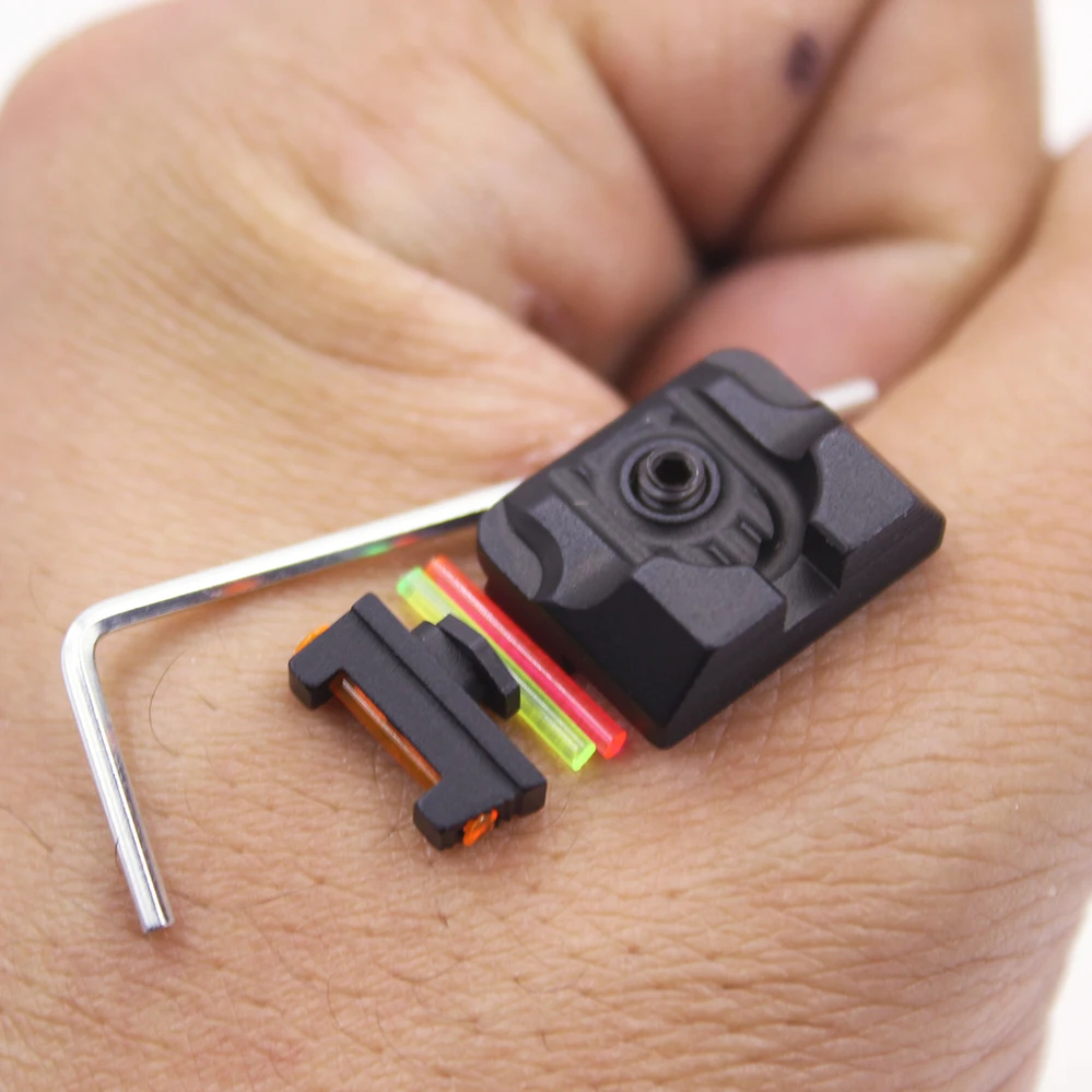 Fiber Optic Front Sight / Rear Combat Glock Sight Black for Glock Red Dot Sight Tactical Hunting Excellent Metals
Fiber Optic Front Sight / Rear Combat Glock Sight Black for Glock Red Dot Sight Tactical Hunting Excellent Metals