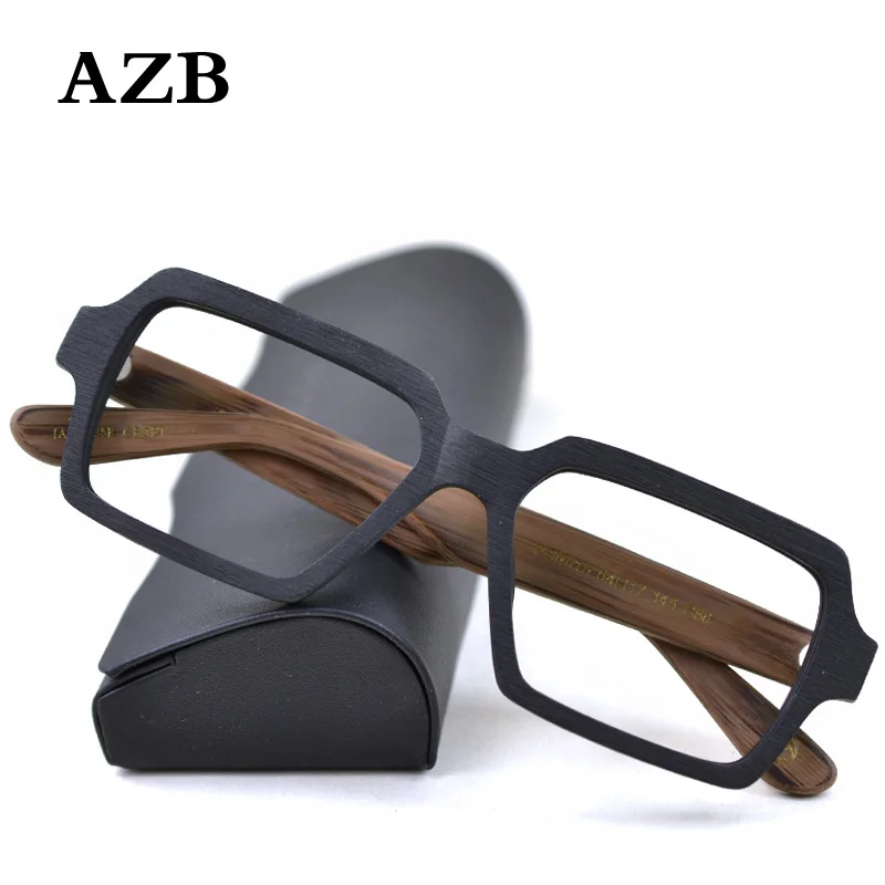 AZB Fashion Wood Oversized Eyeglasses frames for Man and Women Prescription Optical Glasses Frames Clear Lens Glasses Spectacles
AZB Fashion Wood Oversized Eyeglasses frames for Man and Women Prescription Optical Glasses Frames Clear Lens Glasses Spectacles