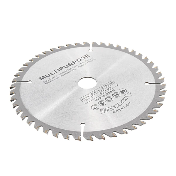 48 Teeth 165mm Circular Saw Blade Tungsten Steel Saw Blade for Woodworking Cutting
48 Teeth 165mm Circular Saw Blade Tungsten Steel Saw Blade for Woodworking Cutting