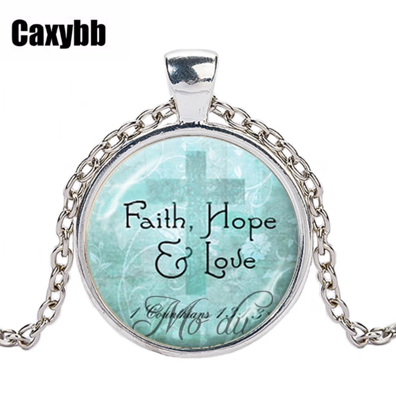 Caxybb Christian Jewelry Bible Pendant Love Hope Faith Quote Jewelry 1 Corinthians 13:13 Verse from the Bible Cross Pendant
Caxybb Christian Jewelry Bible Pendant Love Hope Faith Quote Jewelry 1 Corinthians 13:13 Verse from the Bible Cross Pendant