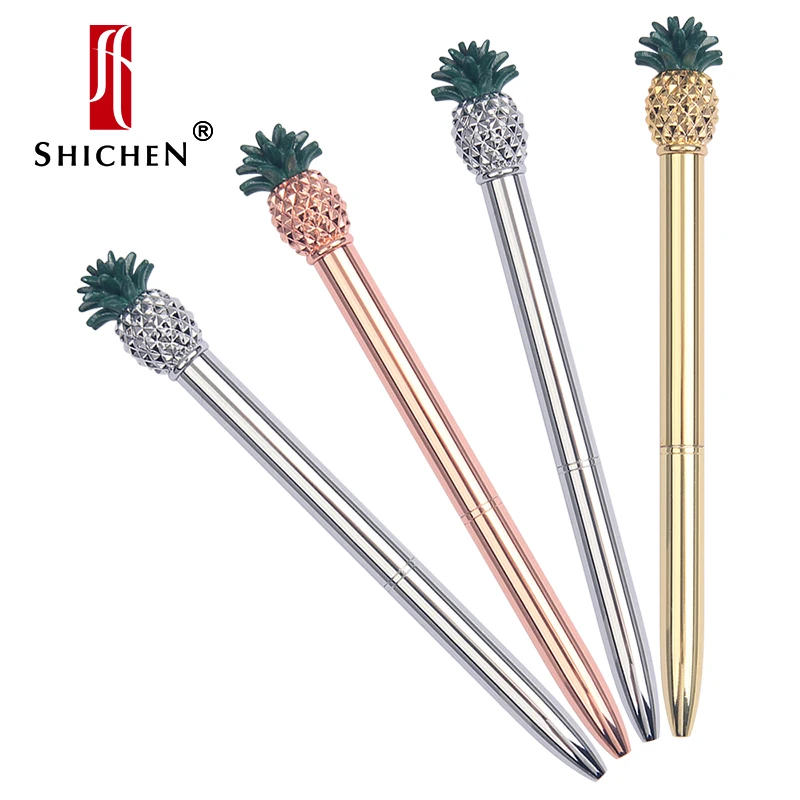 Shichen A041 pineapple head metal thin ball point pen luxury 0.7,1.0mm refill for birthday gift nice office stationery supplies
Shichen A041 pineapple head metal thin ball point pen luxury 0.7,1.0mm refill for birthday gift nice office stationery supplies
