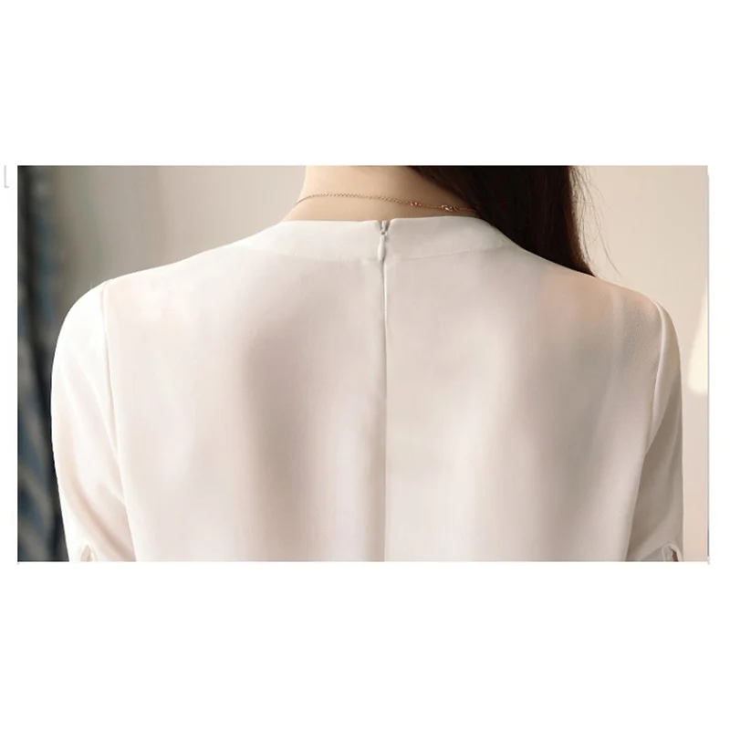 shintimes Chiffon Blouse Women Shirt Clothes 2019 Office Lady Summer Tops New Stand Korean Style Contrast Color Chemise Femme
shintimes Chiffon Blouse Women Shirt Clothes 2019 Office Lady Summer Tops New Stand Korean Style Contrast Color Chemise Femme
