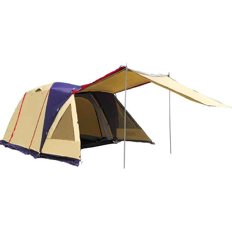 Outdoor 3-4 people Use Family Travel Big Tent Double Layer Waterproof Windproof Camping Tent Beach Sunscreen Tent
Outdoor 3-4 people Use Family Travel Big Tent Double Layer Waterproof Windproof Camping Tent Beach Sunscreen Tent