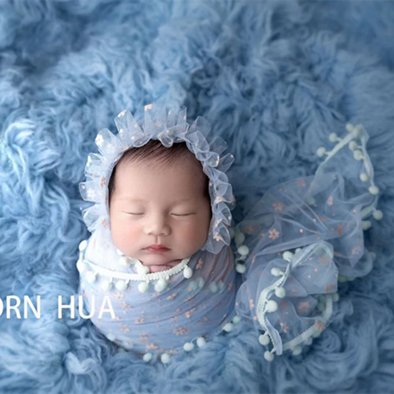 Handmade Stretch Wrap and Ruffer Hat Outfit Baby Boy Overall Newborn Bonnet Wrap Set Vintage Lace Bonnet Photography Props
Handmade Stretch Wrap and Ruffer Hat Outfit Baby Boy Overall Newborn Bonnet Wrap Set Vintage Lace Bonnet Photography Props