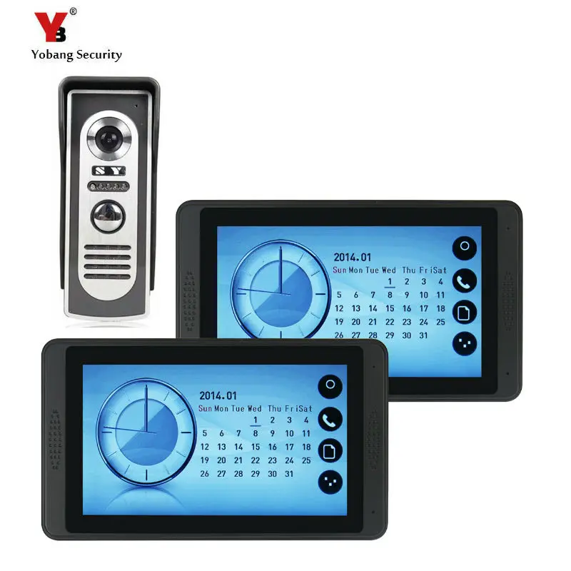 7" all touch screen Wired Video Door Phone System Visual Intercom Doorbell With monitor, photo record,intercom, unlock
7" all touch screen Wired Video Door Phone System Visual Intercom Doorbell With monitor, photo record,intercom, unlock