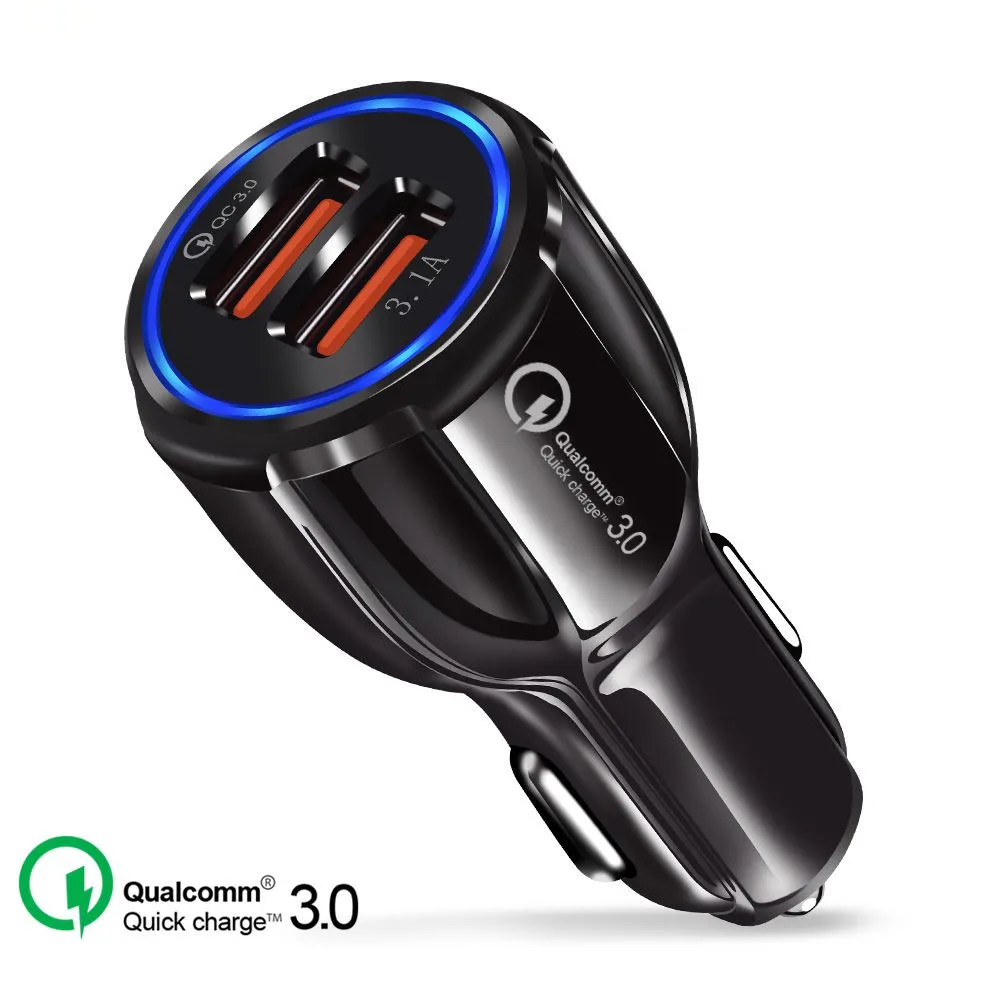 Автомобильное зарядное устройство VIKEFON Quick charge 3 0 USB 30 Вт QC для iPhone 8 X Samsung S9 S8 и т. д.