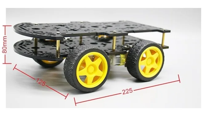 Smart Car Kit Intelligent Car Chassis 4WD Arduino Suite With Code Disk Speed DIY Rc Toy Remote Control 4 Motor Wheel
Smart Car Kit Intelligent Car Chassis 4WD Arduino Suite With Code Disk Speed DIY Rc Toy Remote Control 4 Motor Wheel