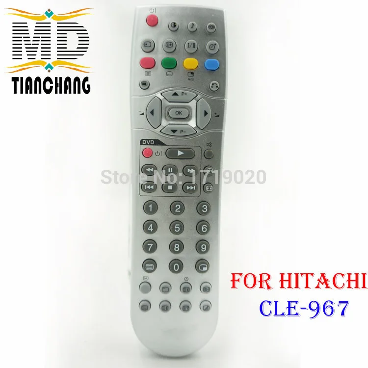 New Replacement CLE-967 Use For Hitachi Plasma LCD TV DVD Combo Remote Control CLE-956 32PD5000 |