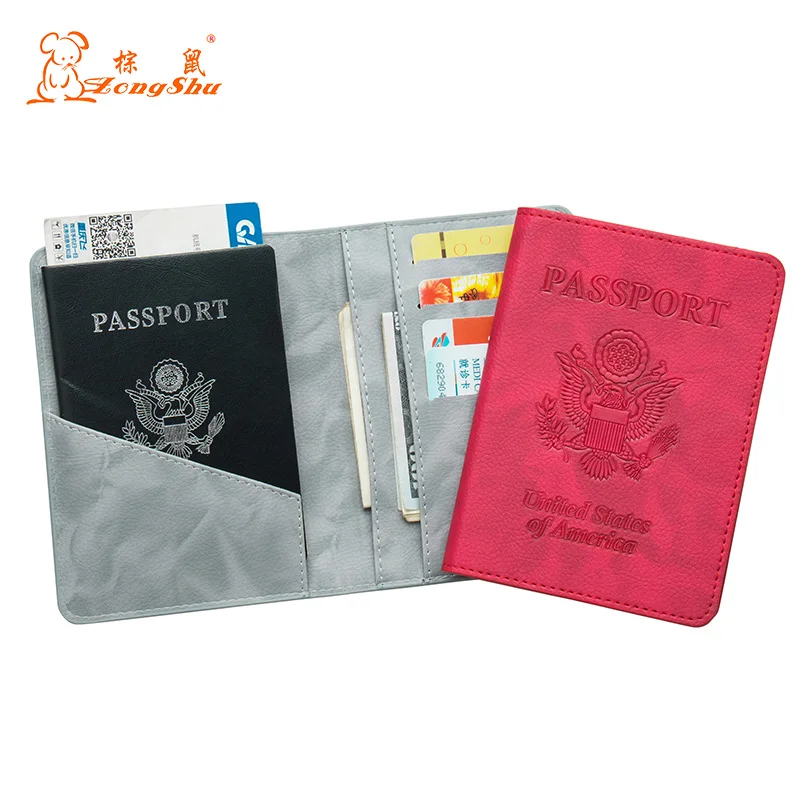 USA oil PU Leather Passport Cover complex Colourful Travel Passport Cover Built in RFID Blocking Protect personal information
USA oil PU Leather Passport Cover complex Colourful Travel Passport Cover Built in RFID Blocking Protect personal information