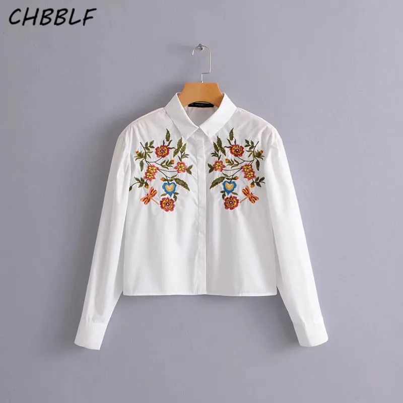 women flower Embroidery shirt long sleeve short blouses ladies casual fashion tops blusas S1319
women flower Embroidery shirt long sleeve short blouses ladies casual fashion tops blusas S1319