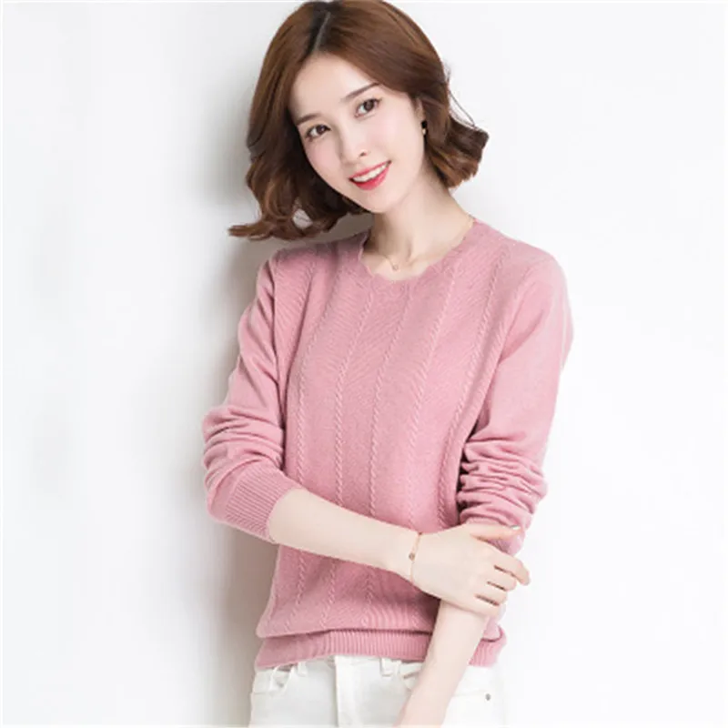 new arrival pure wool solid knit women jacquard Oneck short pullover sweater pink 5color S-2XL
new arrival pure wool solid knit women jacquard Oneck short pullover sweater pink 5color S-2XL