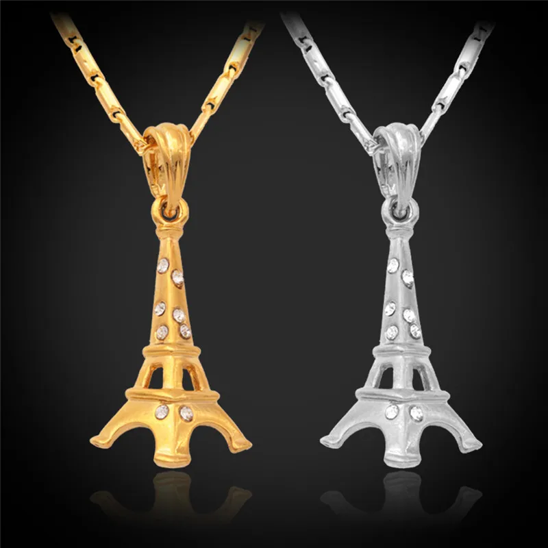 New Vintage Big Classical Eiffel Tower Pendants Gold Color Choker Necklace Floating Charms Jewelry Wholesale MGC P234
New Vintage Big Classical Eiffel Tower Pendants Gold Color Choker Necklace Floating Charms Jewelry Wholesale MGC P234