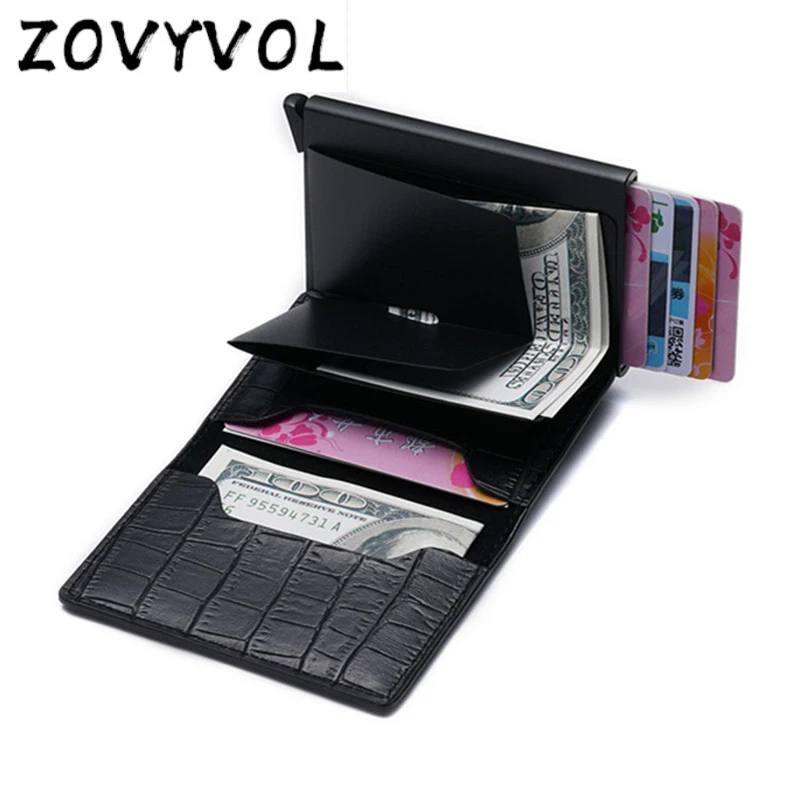 ZOVYVOL Анти-Вор Для мужчин кредитной держатель для карт блокировки Rfid минималистичный кошелек сумка кожа Бизнес id карточки металлический кош...
ZOVYVOL Анти-Вор Для мужчин кредитной держатель для карт блокировки Rfid минималистичный кошелек сумка кожа Бизнес id карточки металлический кош...