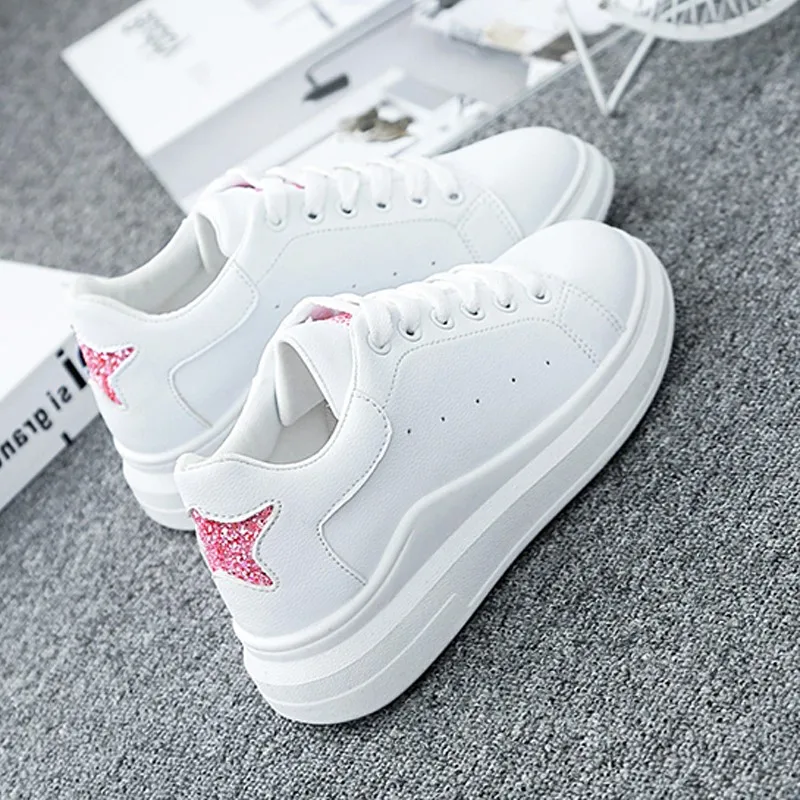 Women Sneakers New Autumn Vulcanized Shoes Ladies Casual Shoes Breathable Walking White Flat Shoes Tenis Feminino
Women Sneakers New Autumn Vulcanized Shoes Ladies Casual Shoes Breathable Walking White Flat Shoes Tenis Feminino