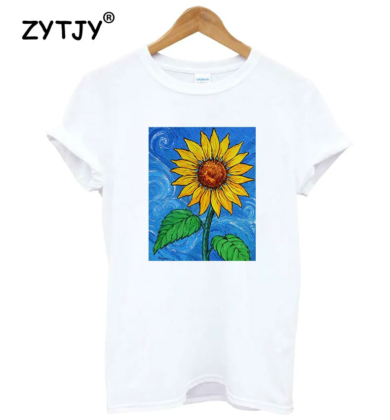 Sunflower Print Women tshirt Cotton Casual Funny t shirt For Lady Girl Top Tee Hipster Drop Ship Y-88
Sunflower Print Women tshirt Cotton Casual Funny t shirt For Lady Girl Top Tee Hipster Drop Ship Y-88