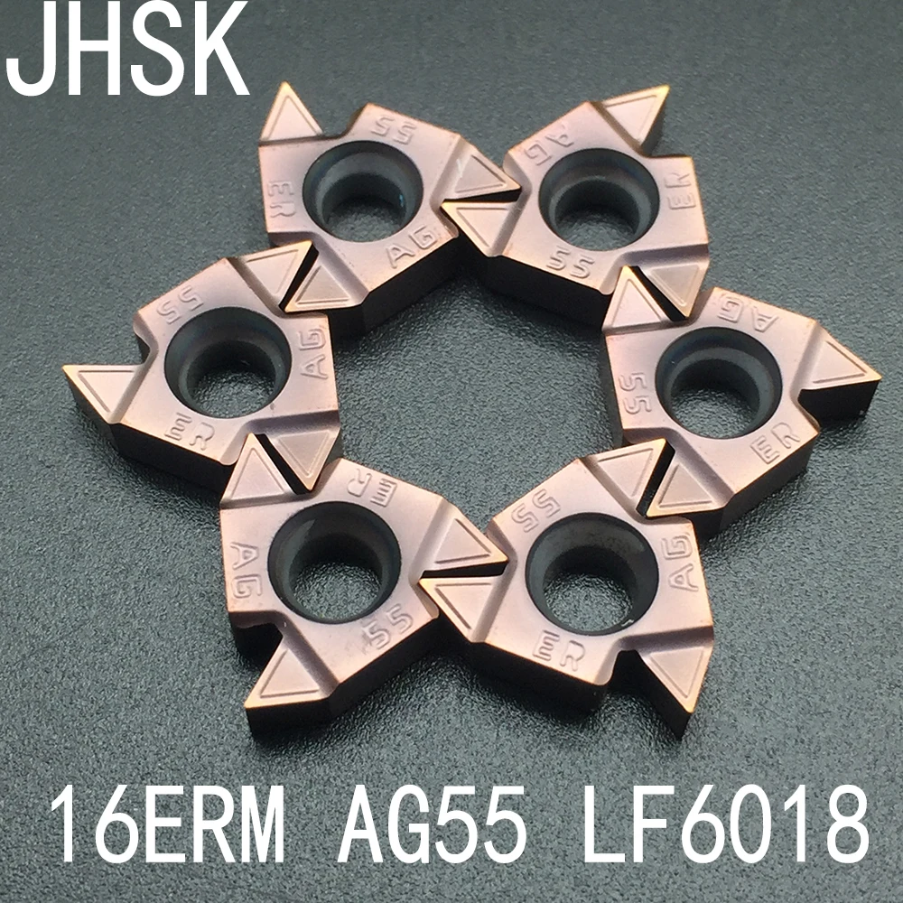 10 шт. 16ERM AG55 LF6018 высокопроизводительные токарные инструменты с ЧПУ, карбидные фрезы из нержавеющей стали
10 шт. 16ERM AG55 LF6018 высокопроизводительные токарные инструменты с ЧПУ, карбидные фрезы из нержавеющей стали