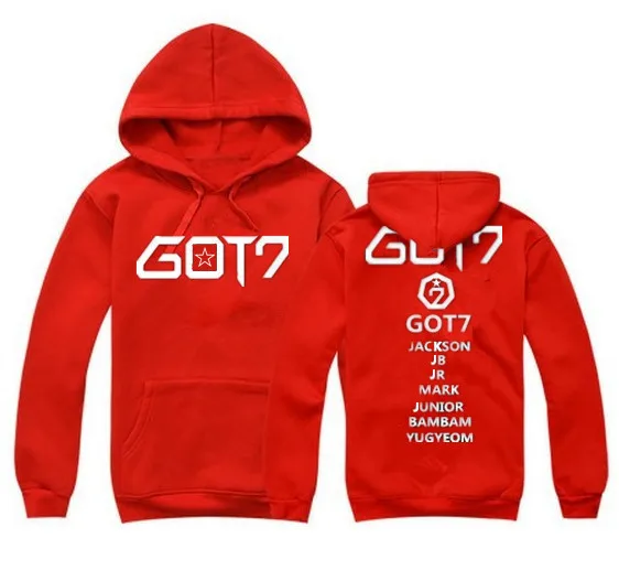 Новое поступление, пуловер got7 с надписью всех участников, толстовки для фанатов kpop, флисовая толстовка, 2 цвета
Новое поступление, пуловер got7 с надписью всех участников, толстовки для фанатов kpop, флисовая толстовка, 2 цвета