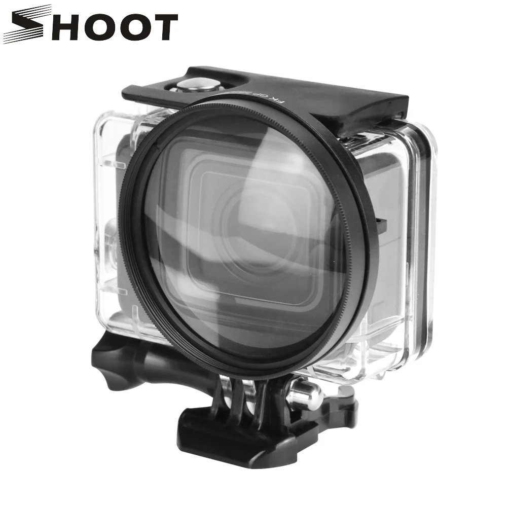 Объектив для макросъемки SHOOT оригинальный водонепроницаемый чехол 58 мм Gopro Hero 7 6 5
