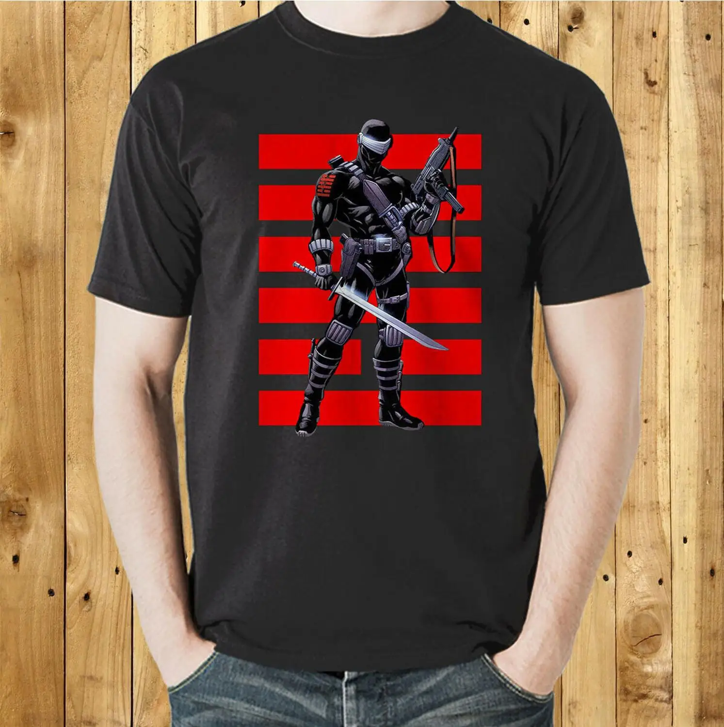 Змеиные глаза G.I. Gi Joe ниндзя комикс мультфильм тройник новый дизайн мужские топы с коротким рукавом Хлопок фитнес-футболки состаренная футб...
Змеиные глаза G.I. Gi Joe ниндзя комикс мультфильм тройник новый дизайн мужские топы с коротким рукавом Хлопок фитнес-футболки состаренная футб...