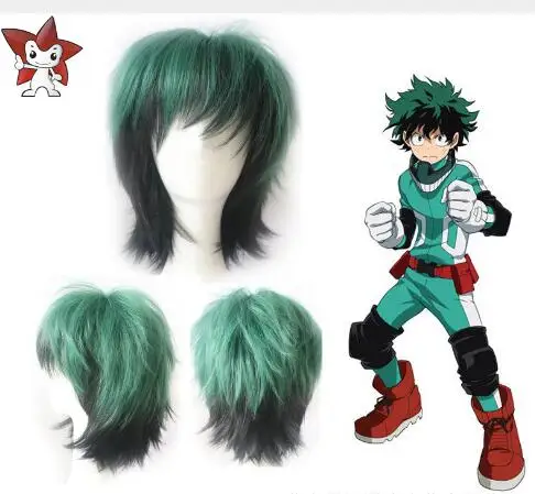 Термостойкий костюм для косплея My Boku no Hero моя геройская Академия Izuku Midoriya короткий зеленый черный парик
Термостойкий костюм для косплея My Boku no Hero моя геройская Академия Izuku Midoriya короткий зеленый черный парик
