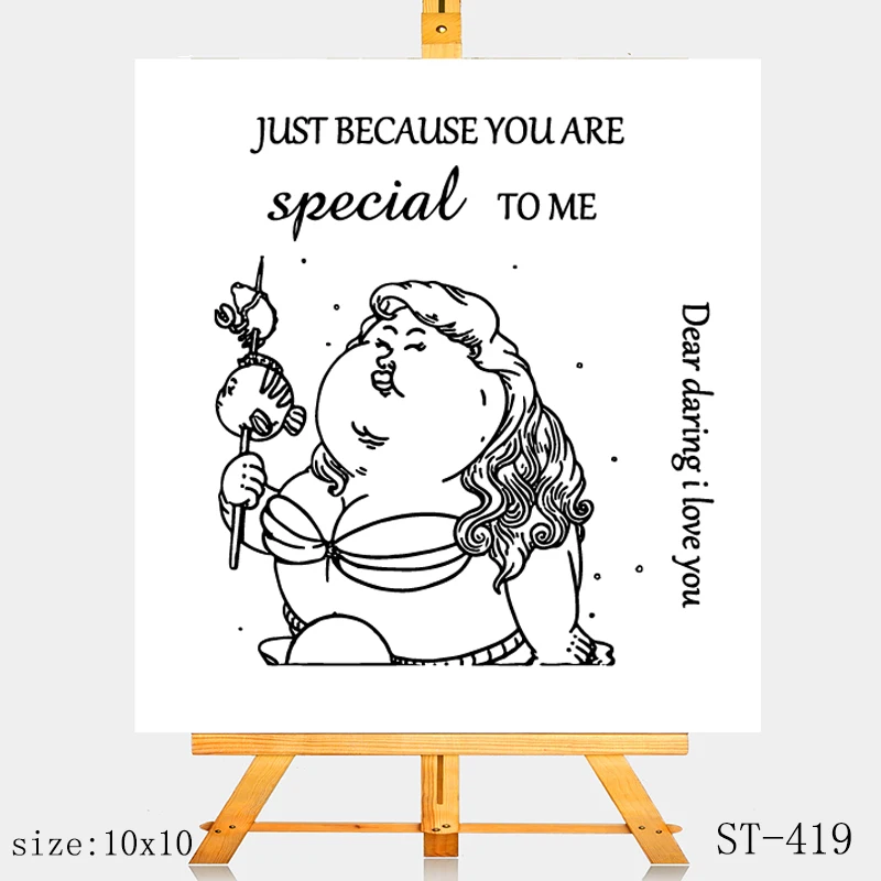 AZSG Kind Woman Clear Stamps/Silicone Transparent Seals for DIY scrapbooking Card Making 10*10cm
AZSG Kind Woman Clear Stamps/Silicone Transparent Seals for DIY scrapbooking Card Making 10*10cm