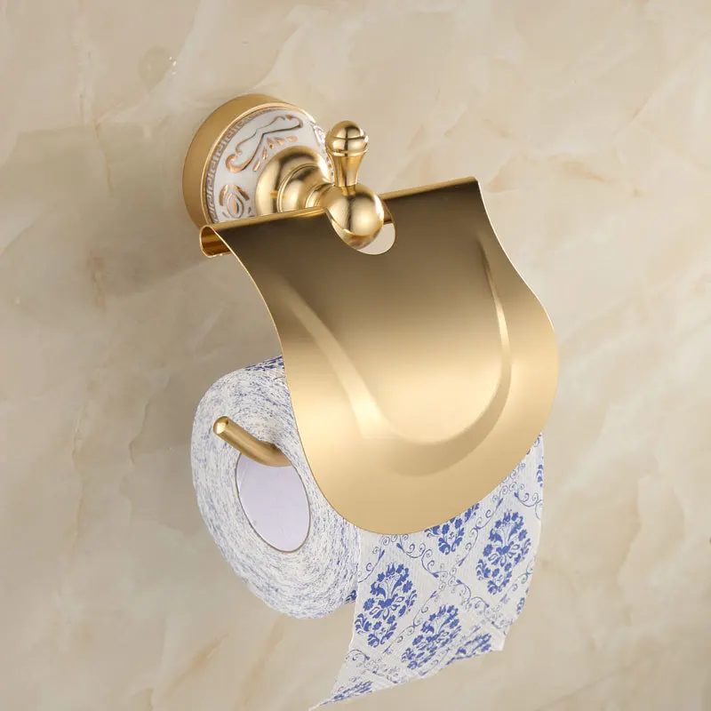 Quality Gold Toilet Paper Holder in Wall/Roll Holder/Aluminum Tissue Holder Bathroom Accessories
Quality Gold Toilet Paper Holder in Wall/Roll Holder/Aluminum Tissue Holder Bathroom Accessories