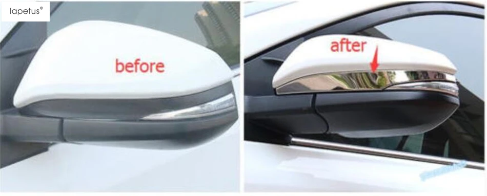 Accessories For Toyota Rav4 Rav 4 2016 2017 2018 Side Rearview Mirror Strip Lid Protector Molding Cover Kit Trim 2 Piece / Set
Accessories For Toyota Rav4 Rav 4 2016 2017 2018 Side Rearview Mirror Strip Lid Protector Molding Cover Kit Trim 2 Piece / Set