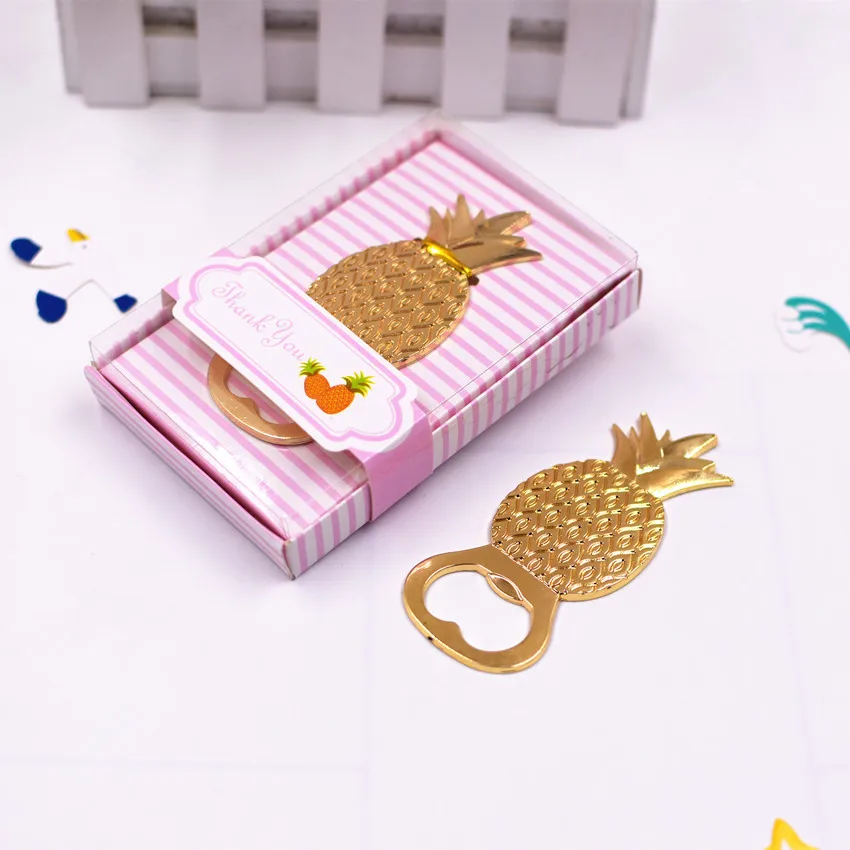 DHL fast Wedding Party Favors gifts Gold Pineapple Bottle Opener Beer bottle opener 50pcs / lot
DHL fast Wedding Party Favors gifts Gold Pineapple Bottle Opener Beer bottle opener 50pcs / lot
