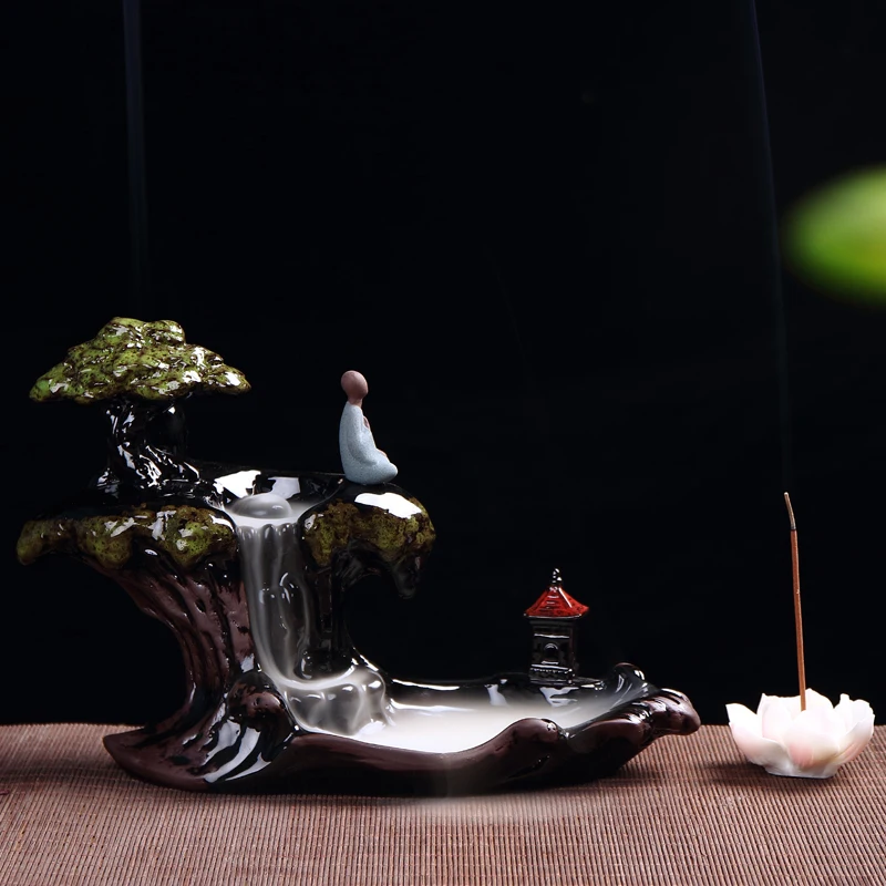 Burner Creative Home Decor Ceramicl Censer Backflow Incense Cones Burner Incense Stick Holde Linetype Sandalwood
Burner Creative Home Decor Ceramicl Censer Backflow Incense Cones Burner Incense Stick Holde Linetype Sandalwood
